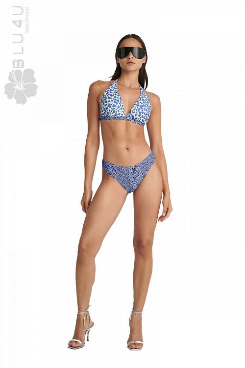 ΜΑΓΙΩ BIKINI TOP ΤΡΙΓΩΝΟ FINO LEO BLU4U