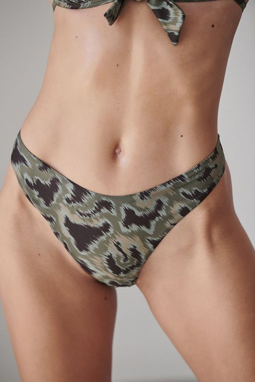 ΜΑΓΙΟ ΜΠΙΚΙΝΙ ΣΛΙΠ 'ART LEO' BLU4U