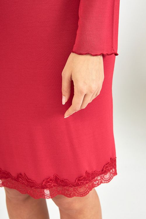 ΝΥΧΤΙΚΟ ΓΥΝΑΙΚΕΙΟ ΠΑΤΙΛΕΤΑ ΜΟΝΟΧΡΩΜΟ ΜΕ ΔΑΝΤΕΛΑ HARMONY