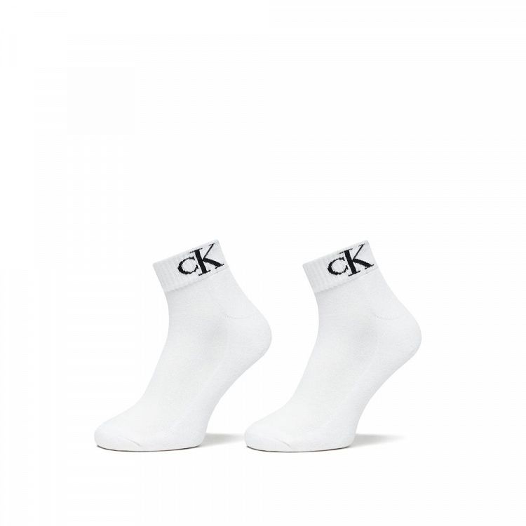 SOCKS MEN 2 PAIRS QUARTER MONOGRAM CALVIN KLEIN