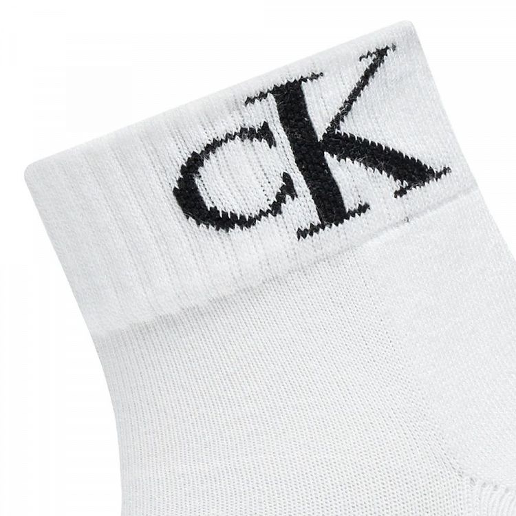 SOCKS MEN 2 PAIRS QUARTER MONOGRAM CALVIN KLEIN