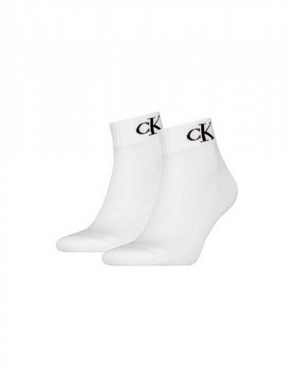 SOCKS MEN 2 PAIRS QUARTER MONOGRAM CALVIN KLEIN