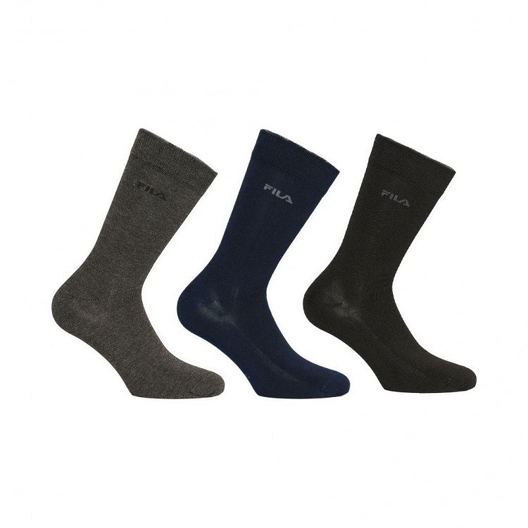 ΚΑΛΤΣΑ ΑΝΔΡΙΚΗ 3 ΖΕΥΓΗ NORMAL PLAIN VISCOSE BAMBOO FILA