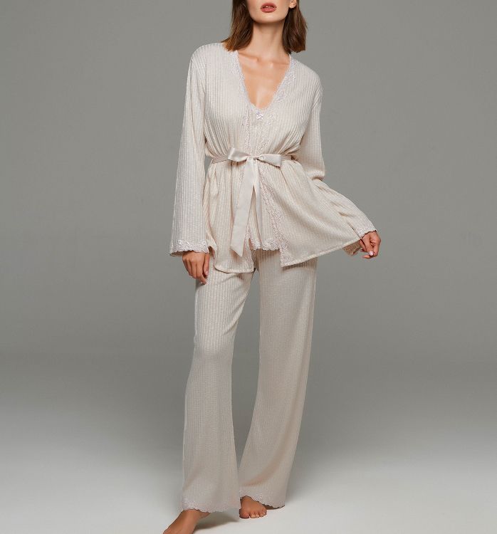 ΠΥΖΑΜΑ 3 ΤΕΜΑΧΙΑ ΑΠΟ ΠΛΕΚΤΟ ΥΦΑΣΜΑ LIDA