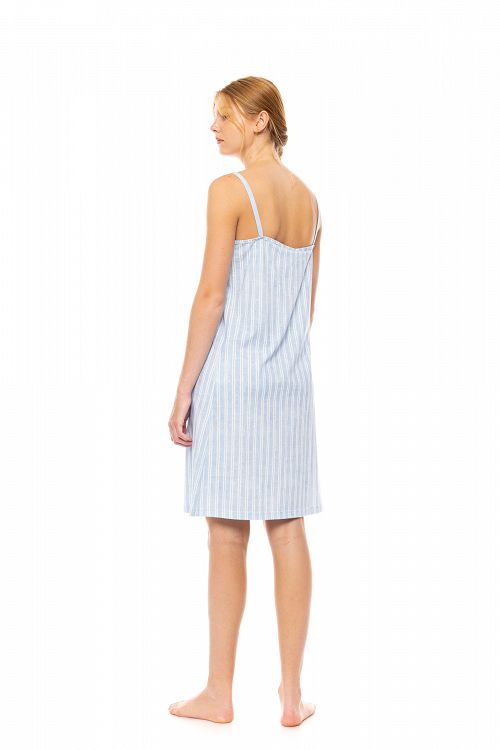 ΝΥΧΤΙΚΟ ΜΕ ΡΑΝΤΑ NORDIC STRIPE PINK LABEL