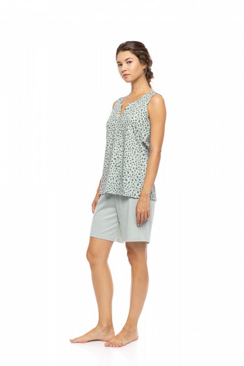ΠΥΖΑΜΑ ΓΥΝΑΙΚΕΙΑ ΠΑΤΙΛΕΤΑ ΜΕ ΒΕΡΜΟΥΔΑ JADE LEOPARD PINK LABEL