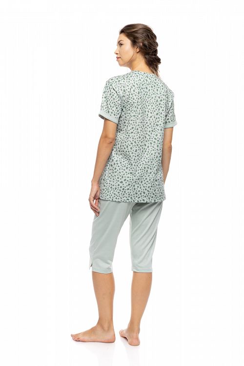 ΠΥΖΑΜΑ ΠΑΤΙΛΕΤΑ ΚΑΠΡΙ ΠΑΝΤΕΛΟΝΙ JADE LEOPARD PINK LABEL