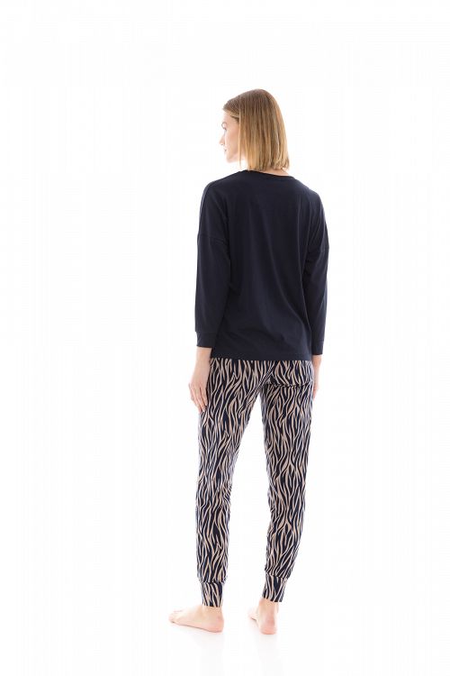 ΠΥΖΑΜΑ BEIGE ZEBRA PINK LABEL