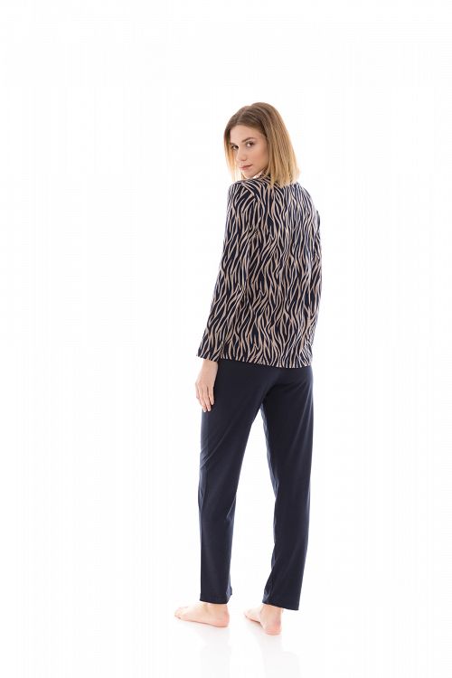 ΠΥΖΑΜΑ BEIGE ZEBRA PINK LABEL