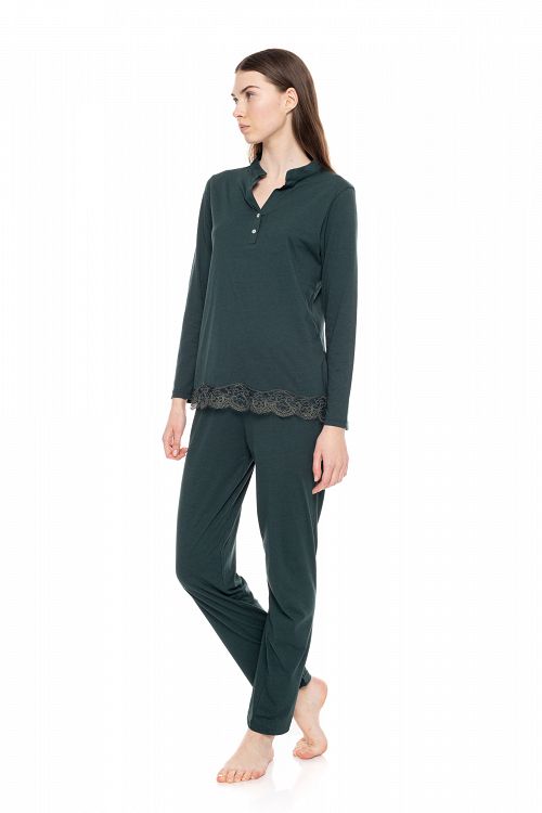 ΠΥΖΑΜΑ ΠΑΤΙΛΕΤΑ SOLID MINDNIGHT PINK LABEL