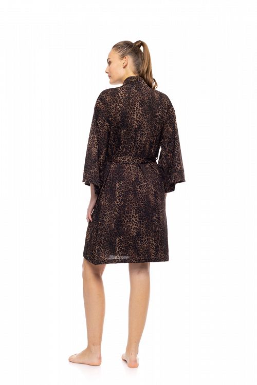 ΡΟΜΠΑ KIMONO LEOPARD PINK LABEL