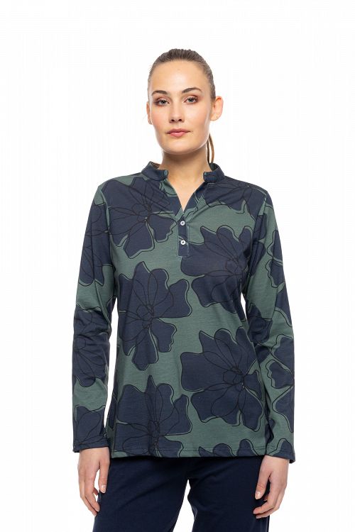 ΠΥΖΑΜΑ ΠΑΤΙΛΕΤΑ FOREST BLOOM PINK LABEL