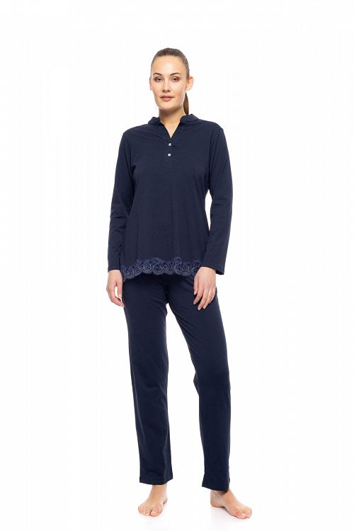 ΠΥΖΑΜΑ ΠΑΤΙΛΕΤΑ NIGHT LOVERS SOLID PINK LABEL