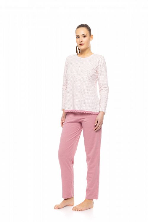 ΠΥΖΑΜΑ ΠΑΤΙΛΕΤΑ PETIT ROSE FLOWER PINK LABEL