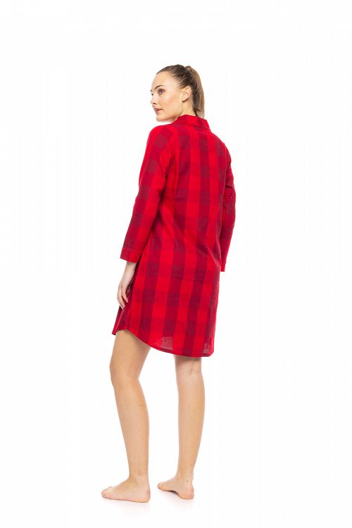 ΝΥΧΤΙΚΟ ΚΟΥΜΠΩΤΟ RASPBERRY PLAID PINK LABEL