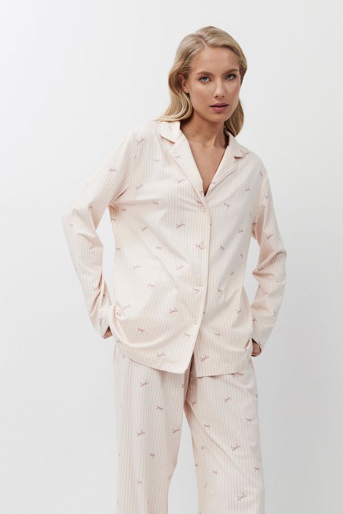 ΠΥΖΑΜΑ ΚΟΥΜΠΩΤΗ ΡΙΓΕ YVETTE PAJAMA LONG ARUELLE