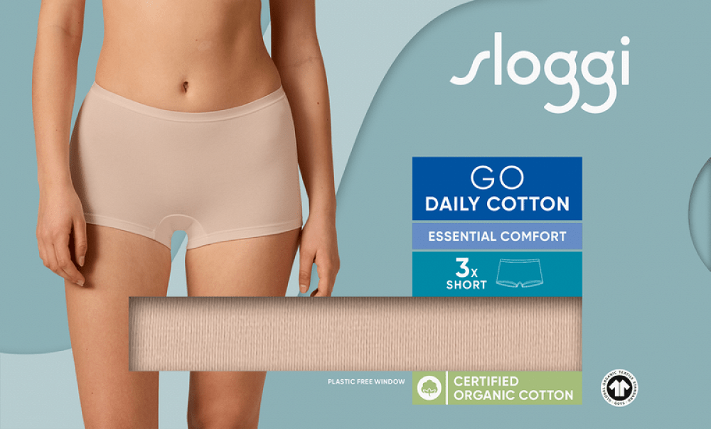 BOXER Short sloggi GO Daily Cotton 3P