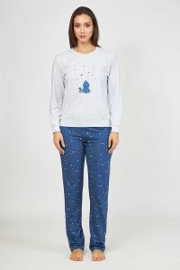 ΠΥΖΑΜΑ ΓΥΝΑΙΚΕΙΑ ΣΧΕΔΙΟ ELEPHANT HARMONY