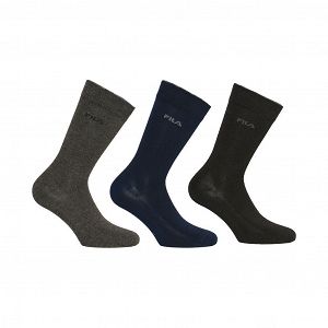 ΚΑΛΤΣΑ ΑΝΔΡΙΚΗ 3 ΖΕΥΓΗ NORMAL PLAIN VISCOSE BAMBOO FILA