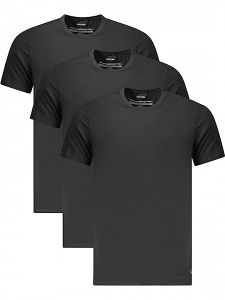 ΦΑΝΕΛΑ ΚΟΝΤΟ ΜΑΝΙΚΙ CREW NECK 3PK CALVIN KLEIN