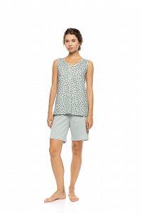 ΠΥΖΑΜΑ ΓΥΝΑΙΚΕΙΑ ΠΑΤΙΛΕΤΑ ΜΕ ΒΕΡΜΟΥΔΑ JADE LEOPARD PINK LABEL
