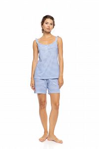 BABYDOLL ΜΕ ΒΟΛΑΝ ΣΤΗ ΡΑΝΤΑ MARINIERE PINK LABEL
