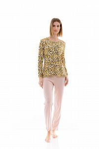 ΠΥΖΑΜΑ ΜΕ ΠΑΤΙΛΕΤΑ NATURE PINK LABEL