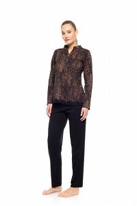 ΠΥΖΑΜΑ ΠΑΤΙΛΕΤΑ LEOPARD PINK LABEL