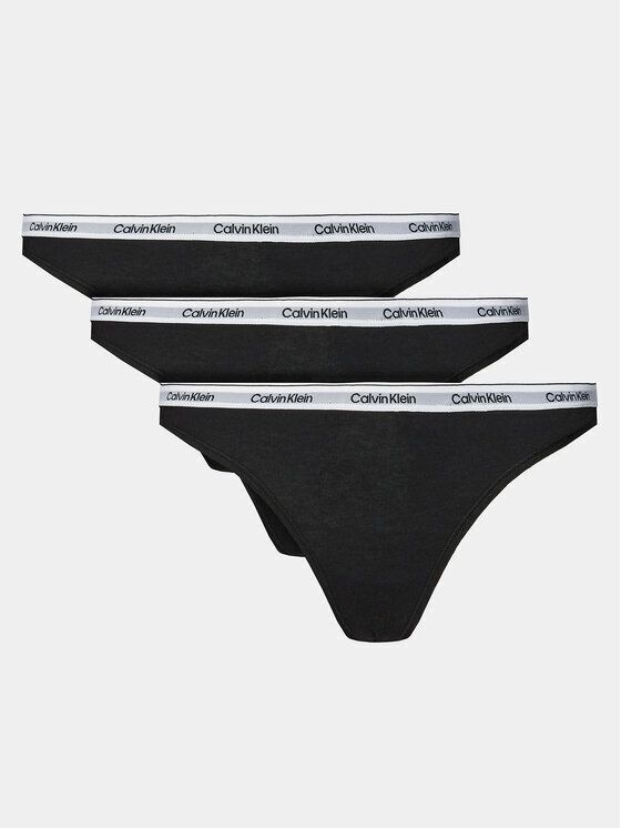 STRING 3 PACK COTTON STRETCH MODERN LOGO CALVIN KLEIN