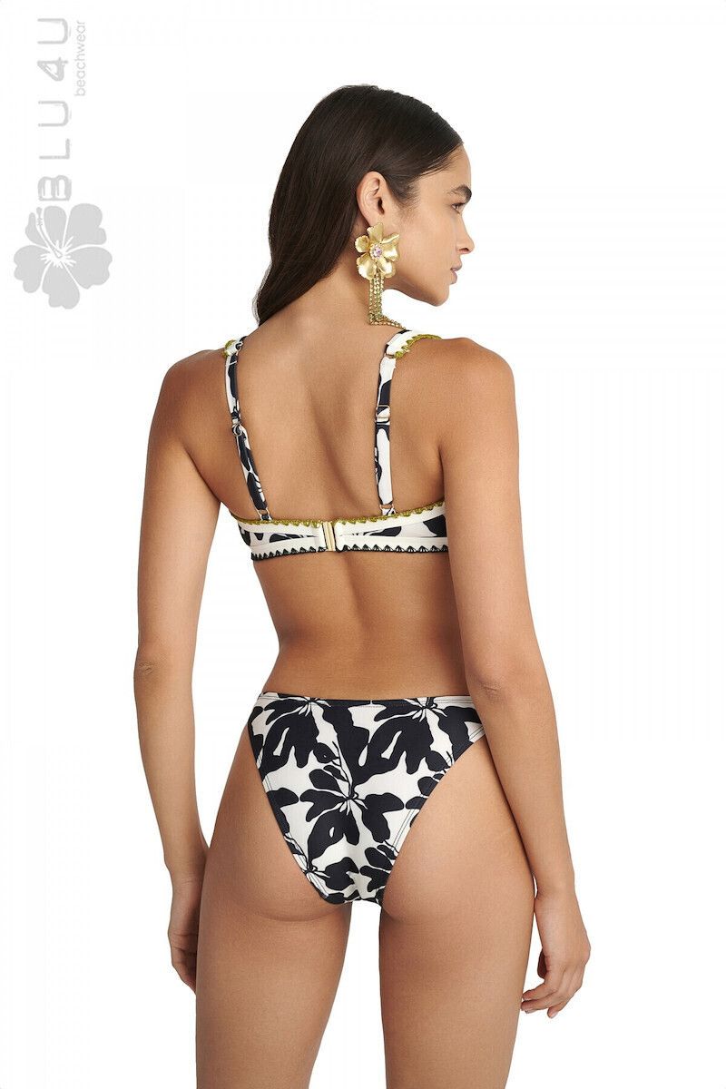 ΜΑΓΙΩ BIKINI SLIP TRIBAL JUNGLE BLU4U