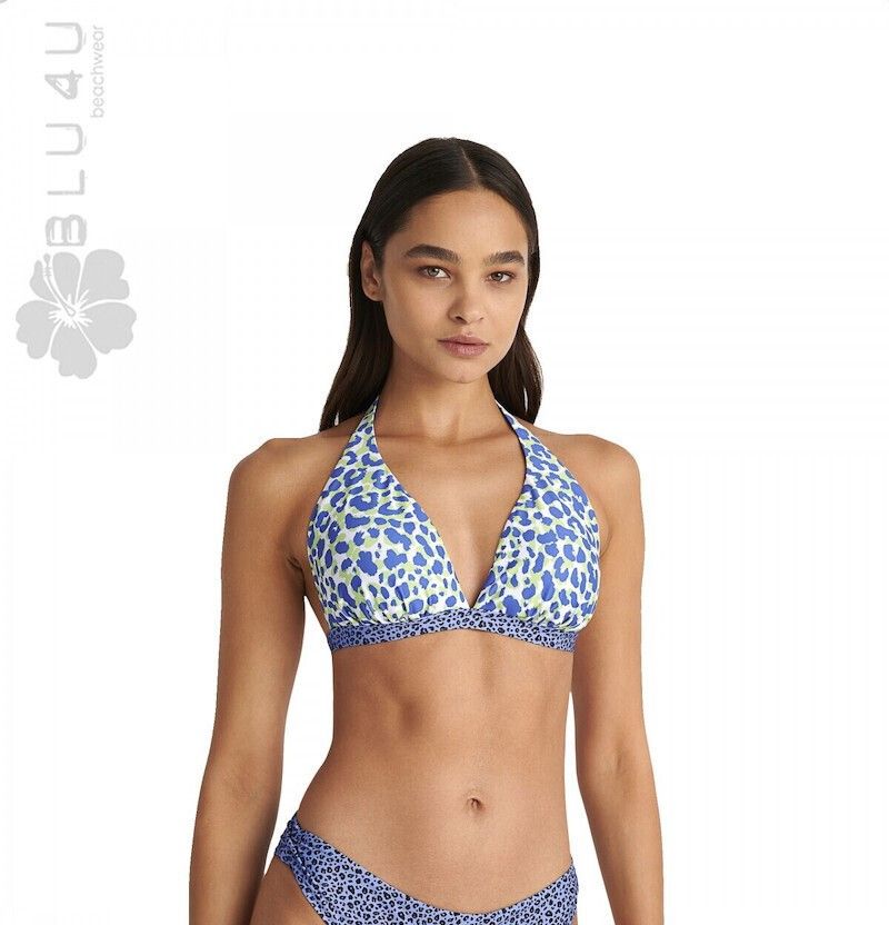 ΜΑΓΙΩ BIKINI TOP ΤΡΙΓΩΝΟ FINO LEO BLU4U
