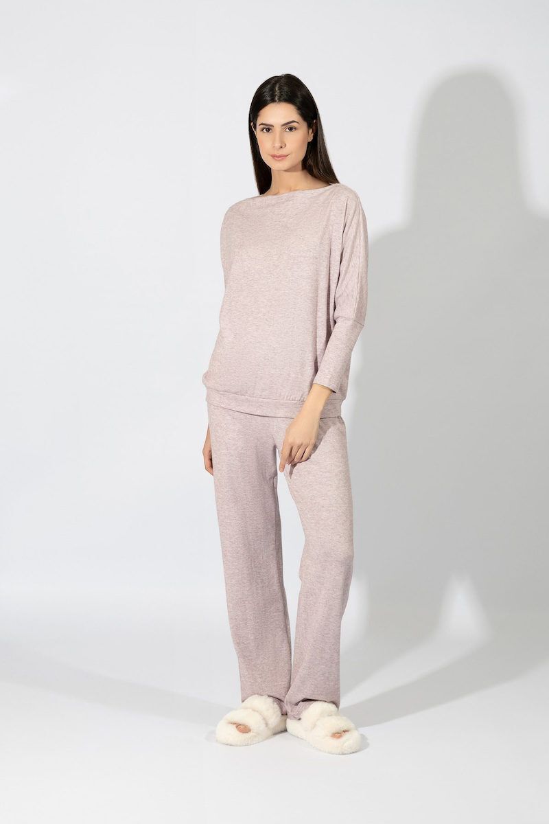 ΠΥΖΑΜΑ ΜΟΝΟΧΡΩΜΗ VISCOSE HARMONY