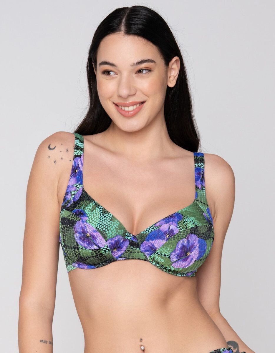 Μαγιώ BIKINI ΣΟΥΤΙΕΝ Blossom ΧΩΡΙΣ ΕΝΙΣΧΥΣΗ balconette ful cup luna