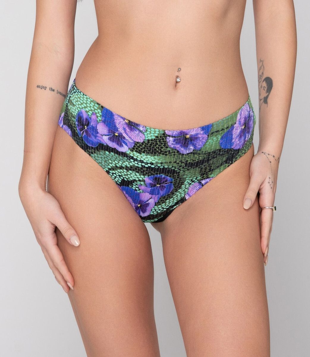 Μαγίω BIKINI SLIP Blossom bottom 7cm LUNA