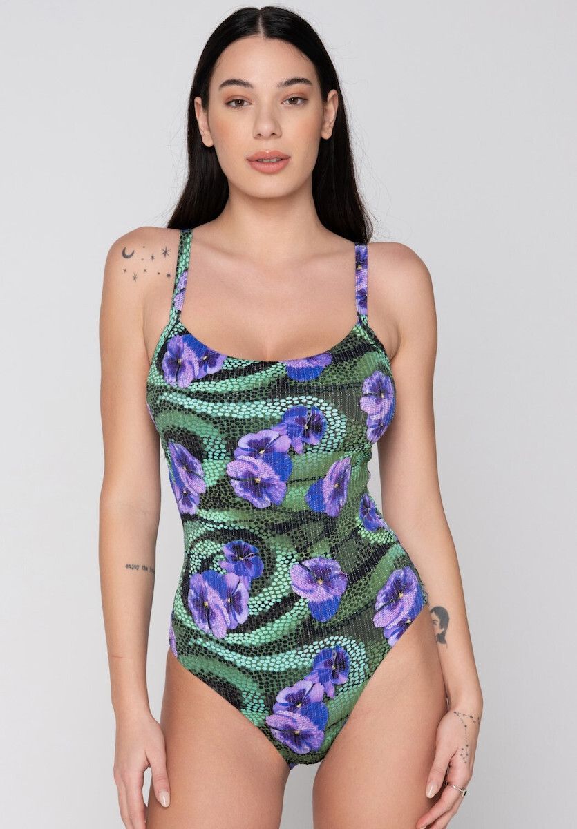 Μαγιώ ολόσωμο Blossom with removable cup luna