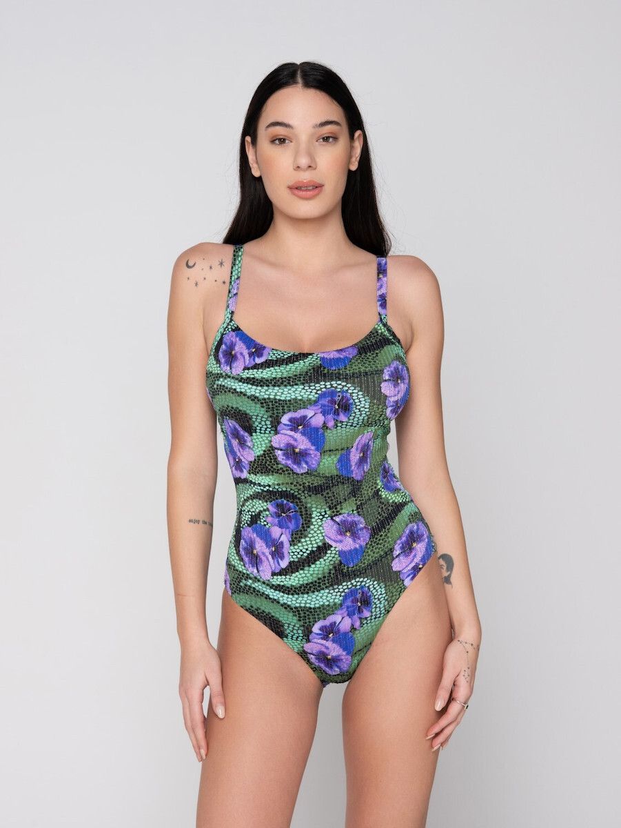 Μαγιώ ολόσωμο Blossom with removable cup luna