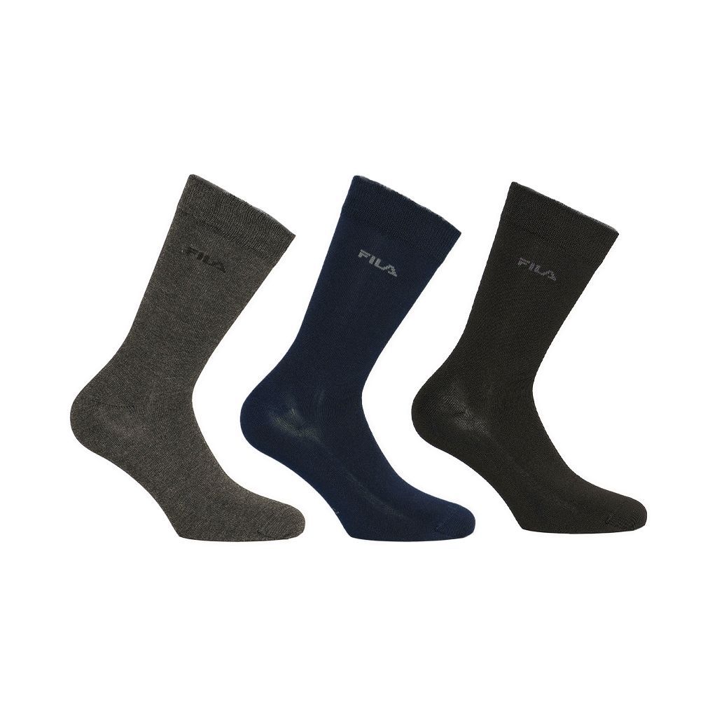 ΚΑΛΤΣΑ ΑΝΔΡΙΚΗ 3 ΖΕΥΓΗ NORMAL PLAIN VISCOSE BAMBOO FILA