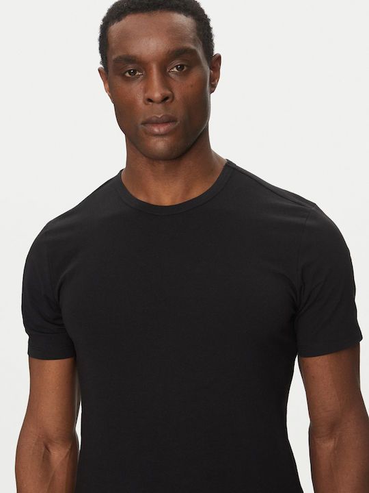 ΦΑΝΕΛΑ ΚΟΝΤΟ ΜΑΝΙΚΙ CREW NECK 3PK CALVIN KLEIN