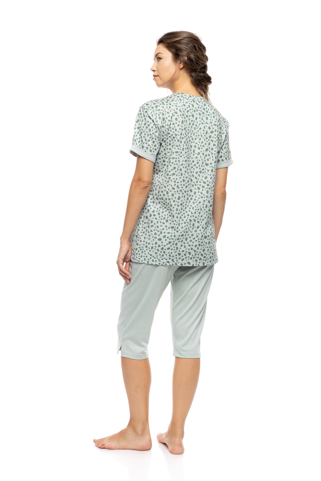 ΠΥΖΑΜΑ ΠΑΤΙΛΕΤΑ ΚΑΠΡΙ ΠΑΝΤΕΛΟΝΙ JADE LEOPARD PINK LABEL