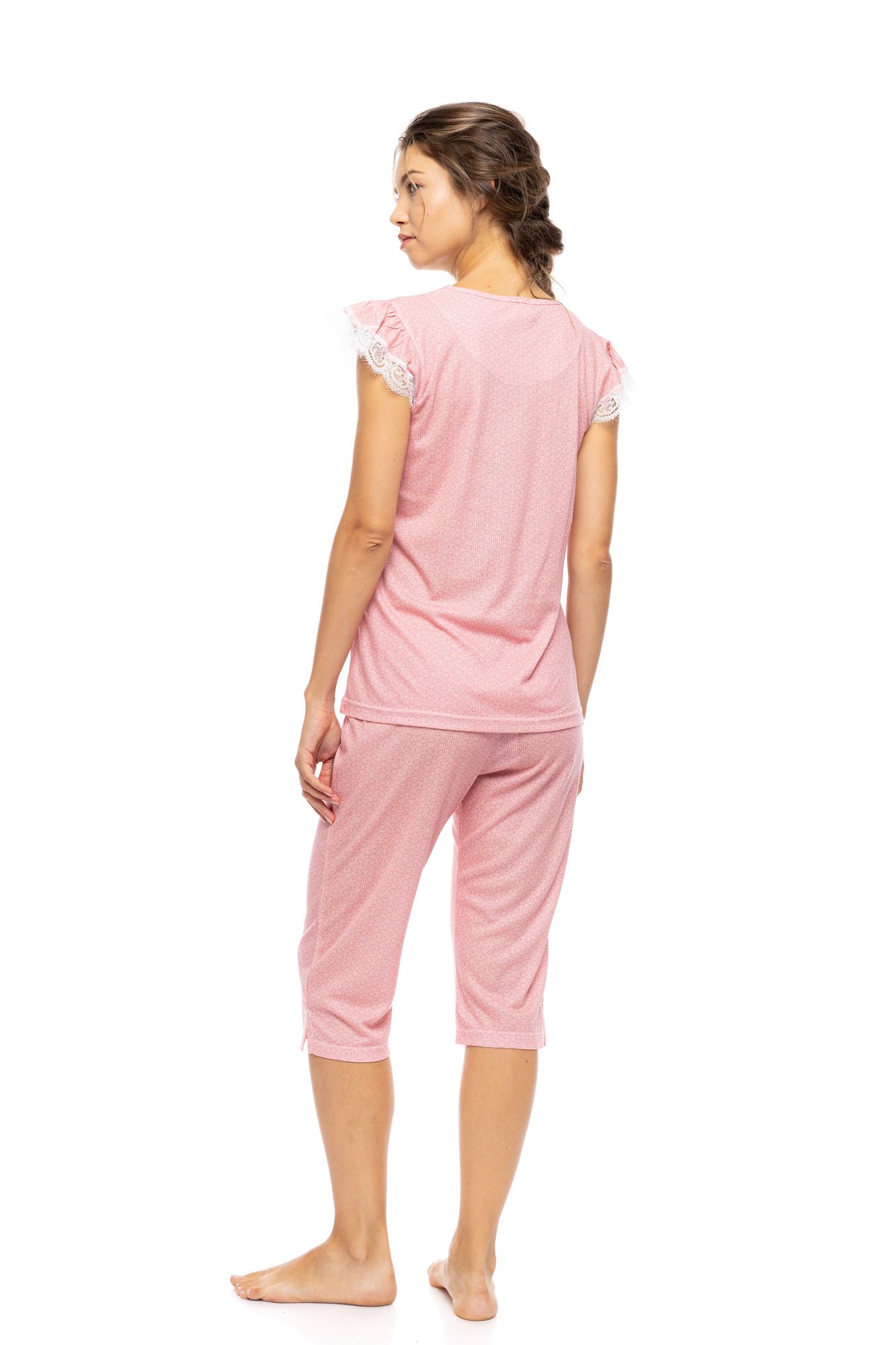 ΠΥΖΑΜΑ ΠΑΤΙΛΕΤΑ CAPRI ΠΑΝΤΕΛΟΝΙ SUMMER GEO PINK LABEL