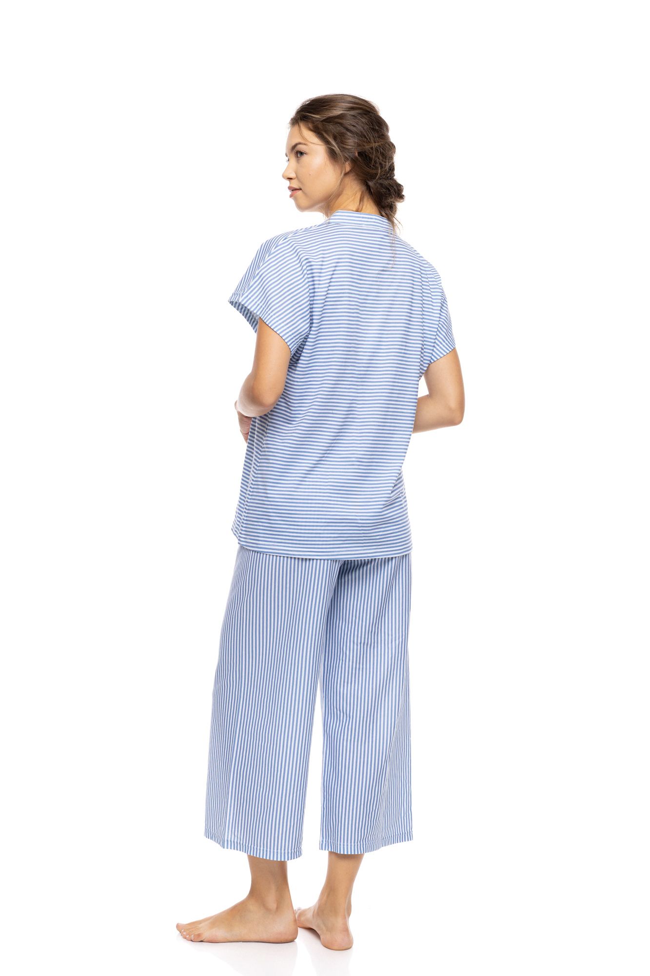 ΠΥΖΑΜΑ ΓΥΝΑΙΚΕΙΑ LONG PANTS MARINIERE PINK LABEL