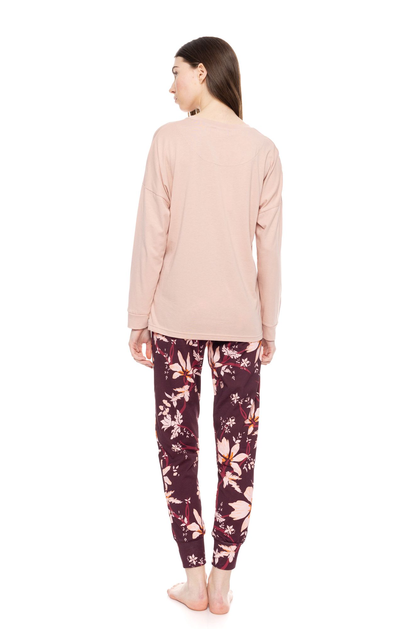 ΠΥΖΑΜΑ MAGENDA FLOWER PINK LABEL