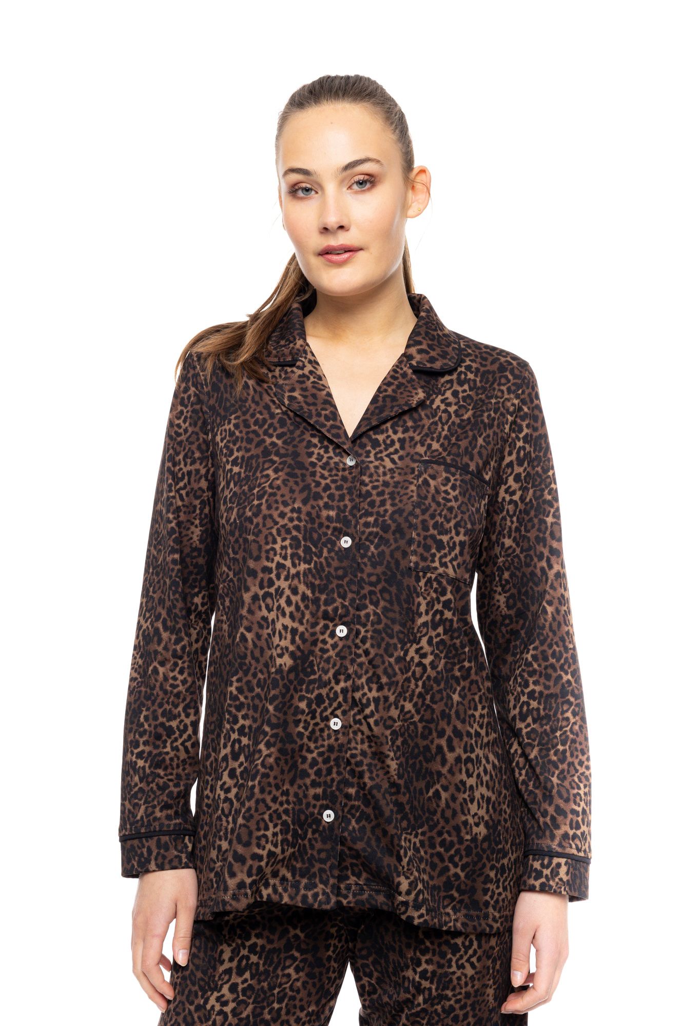 ΠΥΖΑΜΑ ΚΟΥΜΠΩΤΗ LEOPARD PINK LABEL