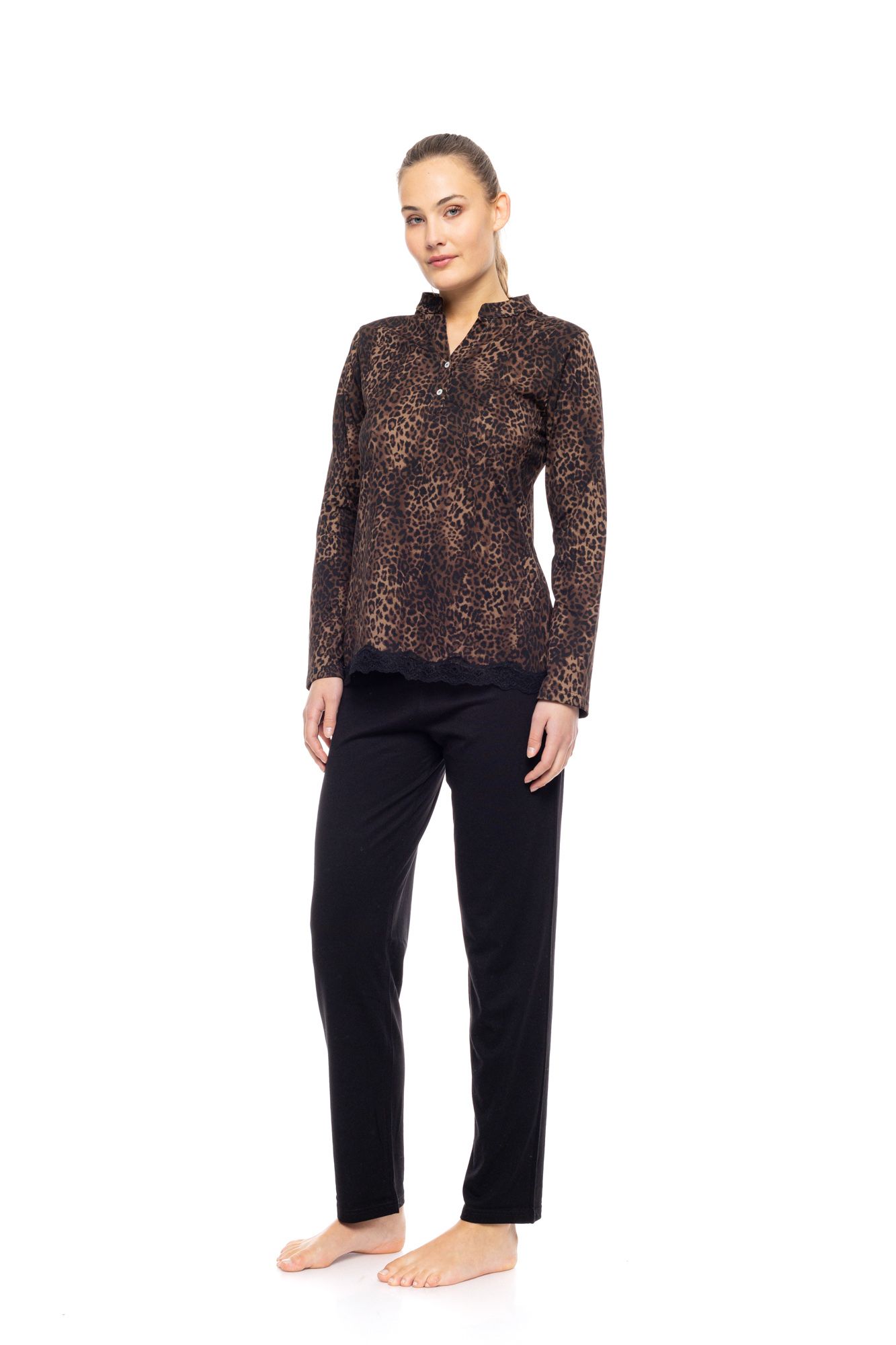 ΠΥΖΑΜΑ ΠΑΤΙΛΕΤΑ LEOPARD PINK LABEL