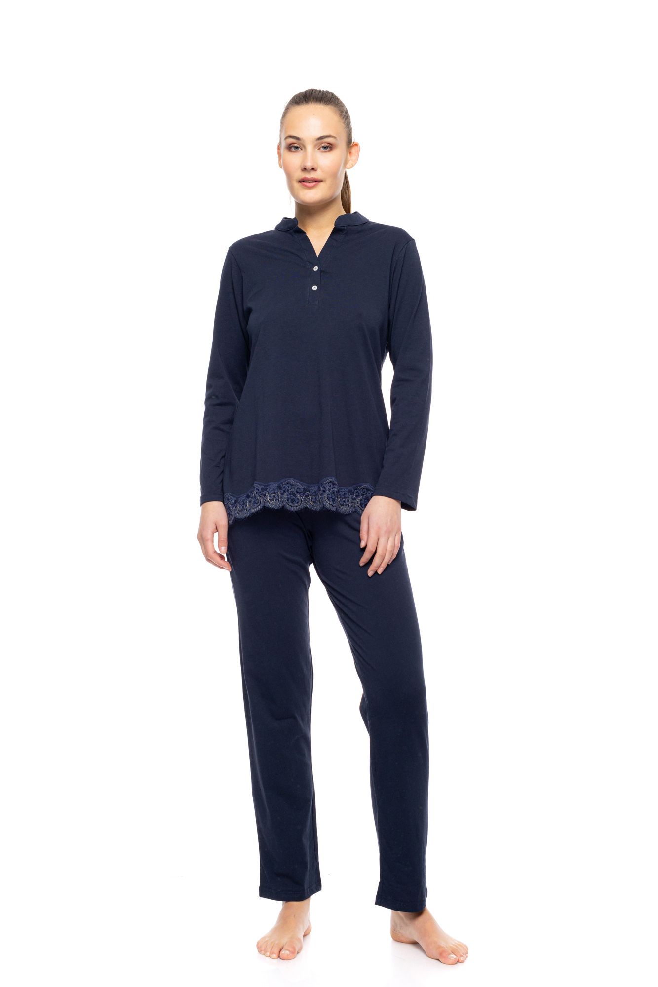 ΠΥΖΑΜΑ ΠΑΤΙΛΕΤΑ NIGHT LOVERS SOLID PINK LABEL