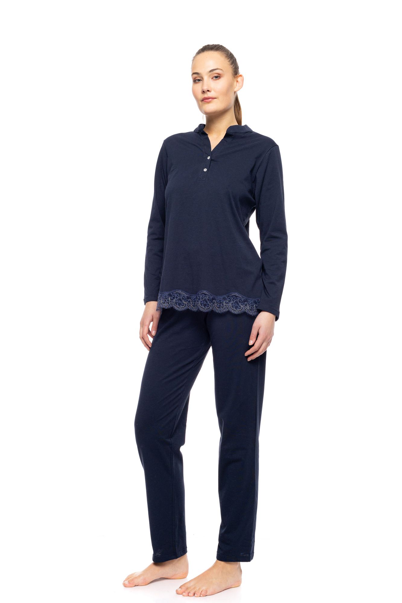 ΠΥΖΑΜΑ ΠΑΤΙΛΕΤΑ NIGHT LOVERS SOLID PINK LABEL