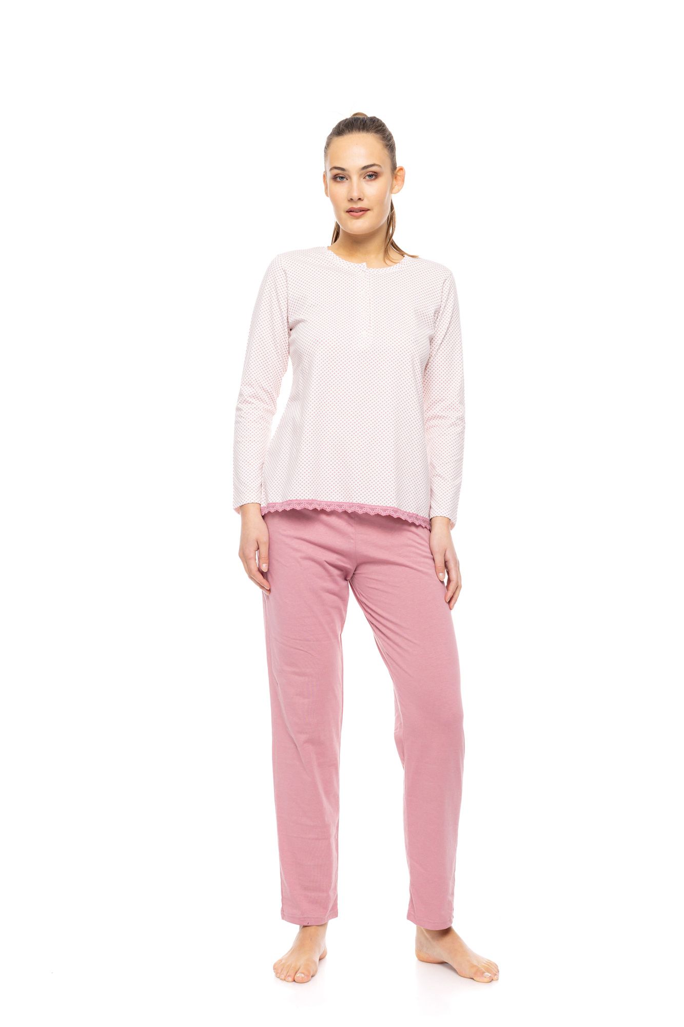 ΠΥΖΑΜΑ ΠΑΤΙΛΕΤΑ PETIT ROSE FLOWER PINK LABEL