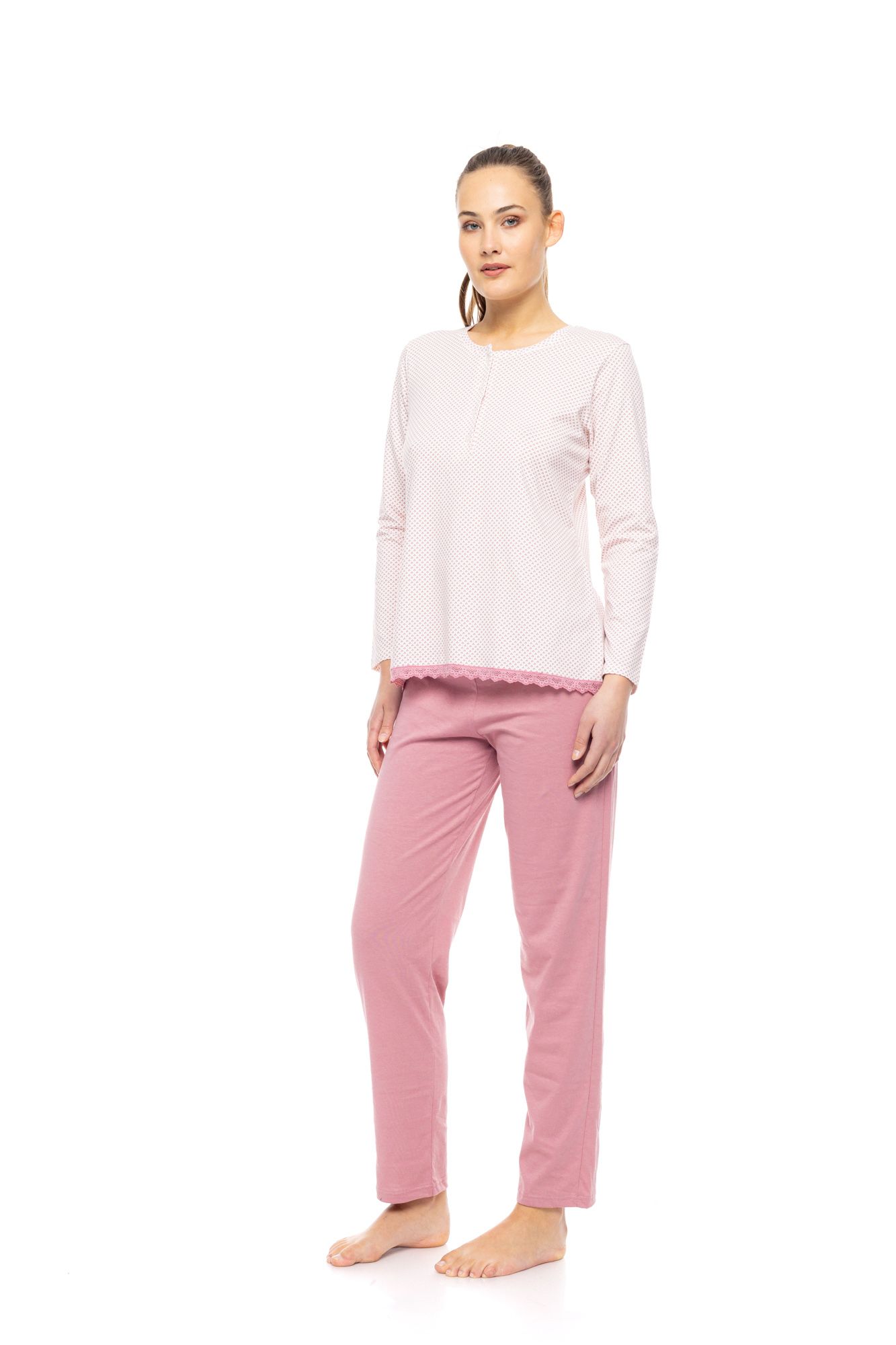 ΠΥΖΑΜΑ ΠΑΤΙΛΕΤΑ PETIT ROSE FLOWER PINK LABEL