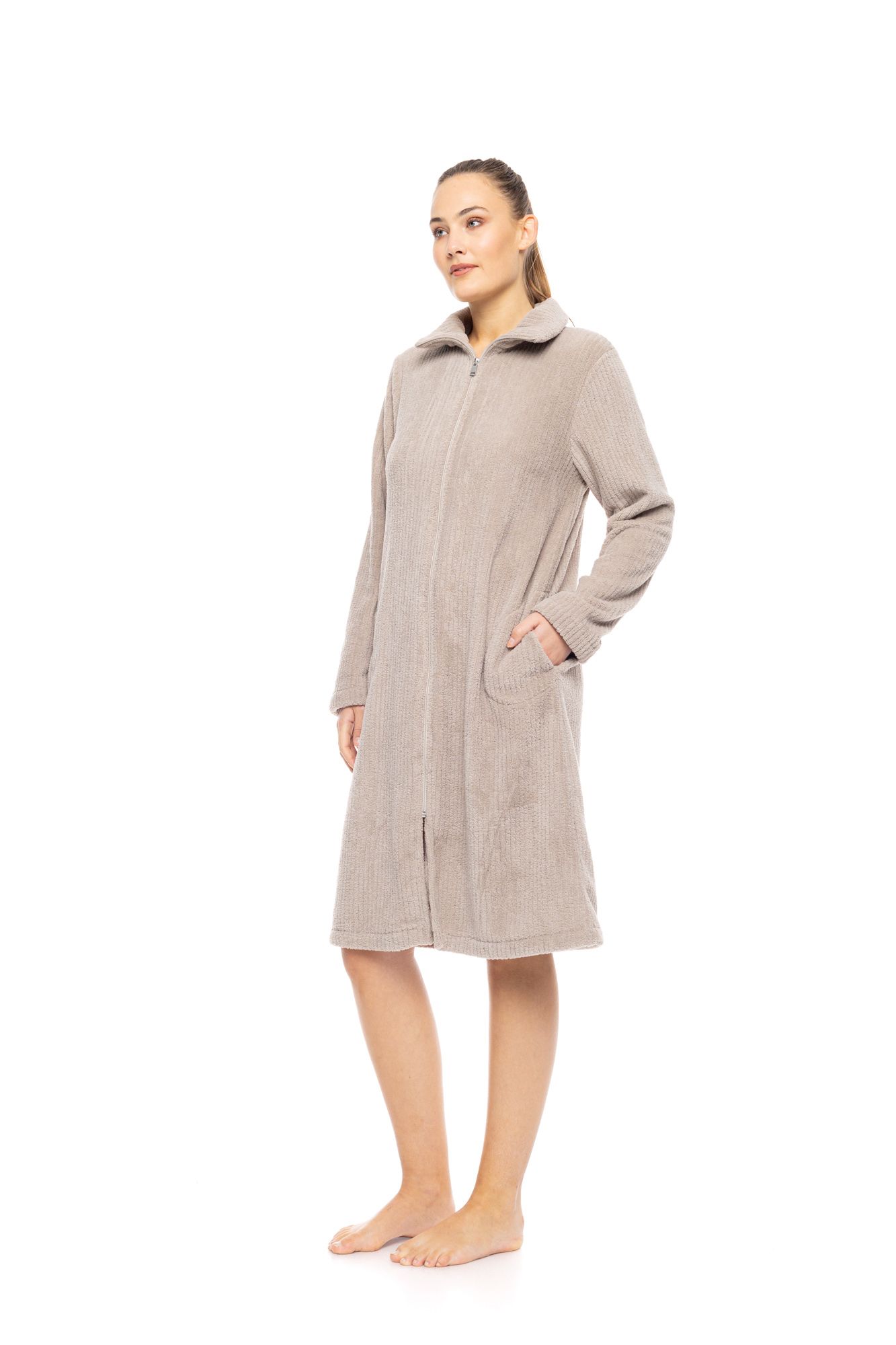 ΡΟΜΠΑ ZIPPER FLEECE STRIPE PINK LABEL