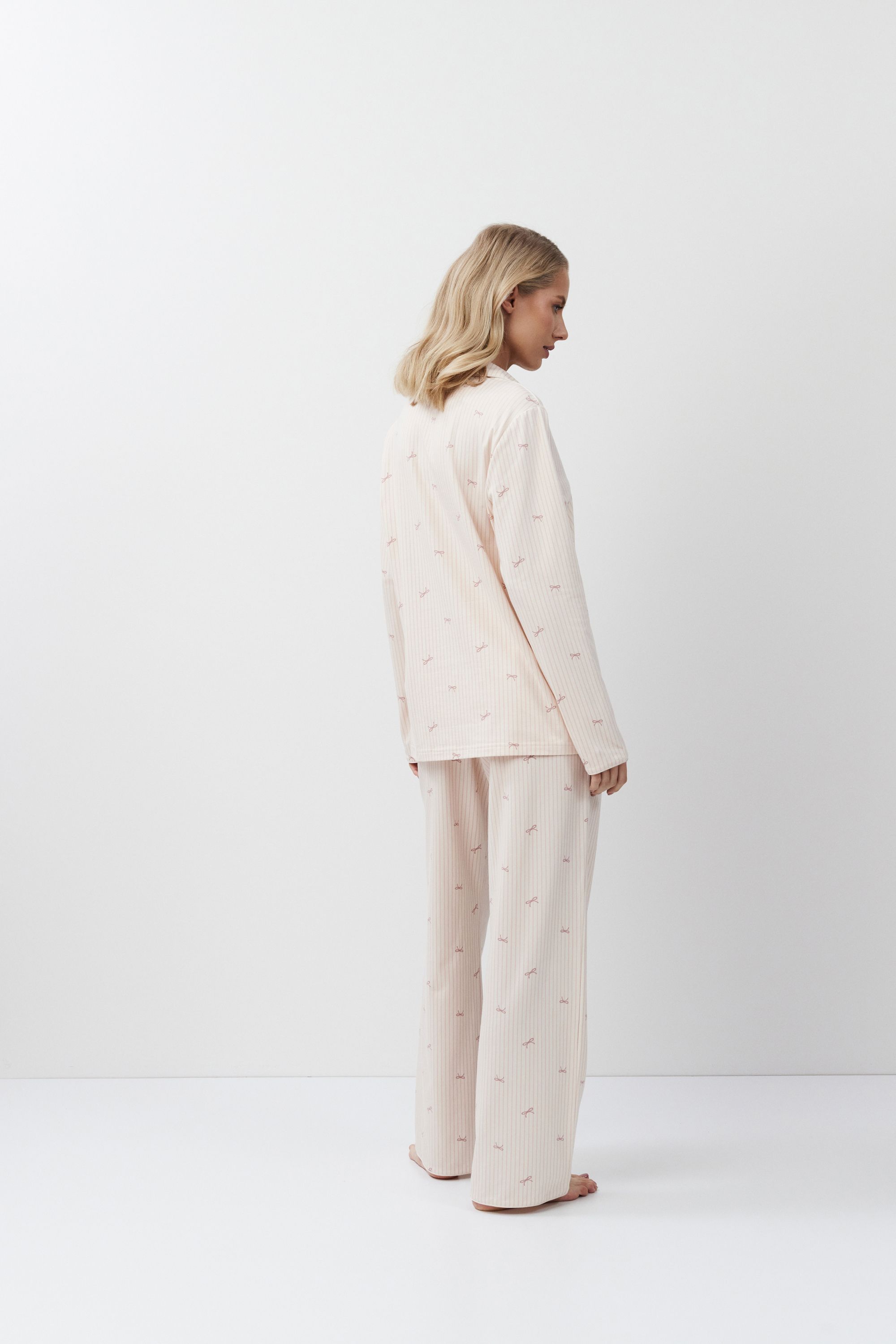 ΠΥΖΑΜΑ ΚΟΥΜΠΩΤΗ ΡΙΓΕ YVETTE PAJAMA LONG ARUELLE